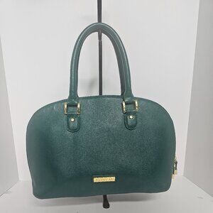 Joy and Iman Bag Satchel Green Leather Classic Money Organizer
